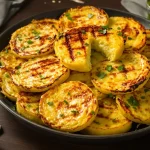 La polenta se cuisine aussi en délicieuses galettes aux légumes et au fromage !