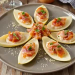 Petites barquettes d’endive au jambon pour un apéritif ultra rapide et express